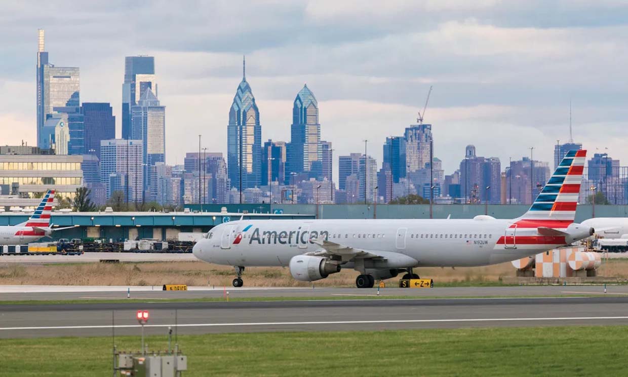 First-Class Flight Experience to Philadelphia